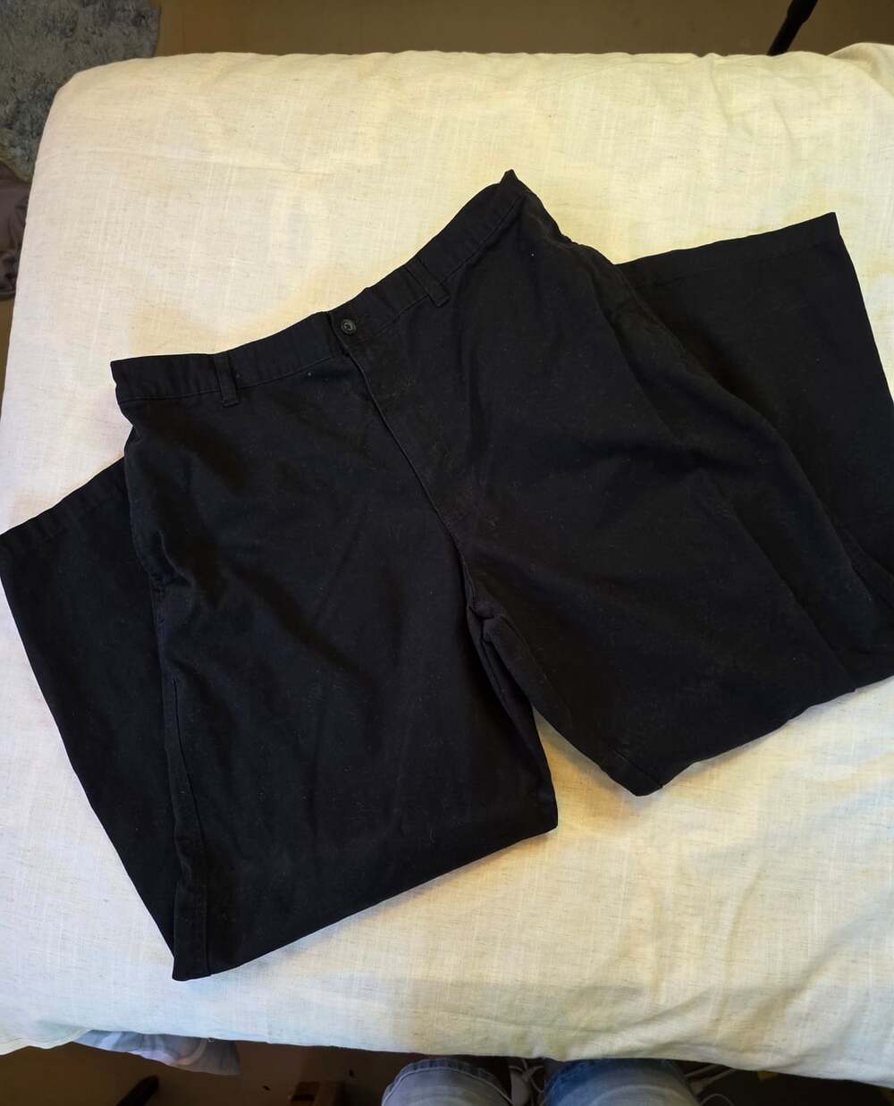 George Black Soot Chino Pants Size 38x29